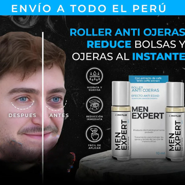 MEN EXPERT - QUITA ARRUGAS Y OJERAS