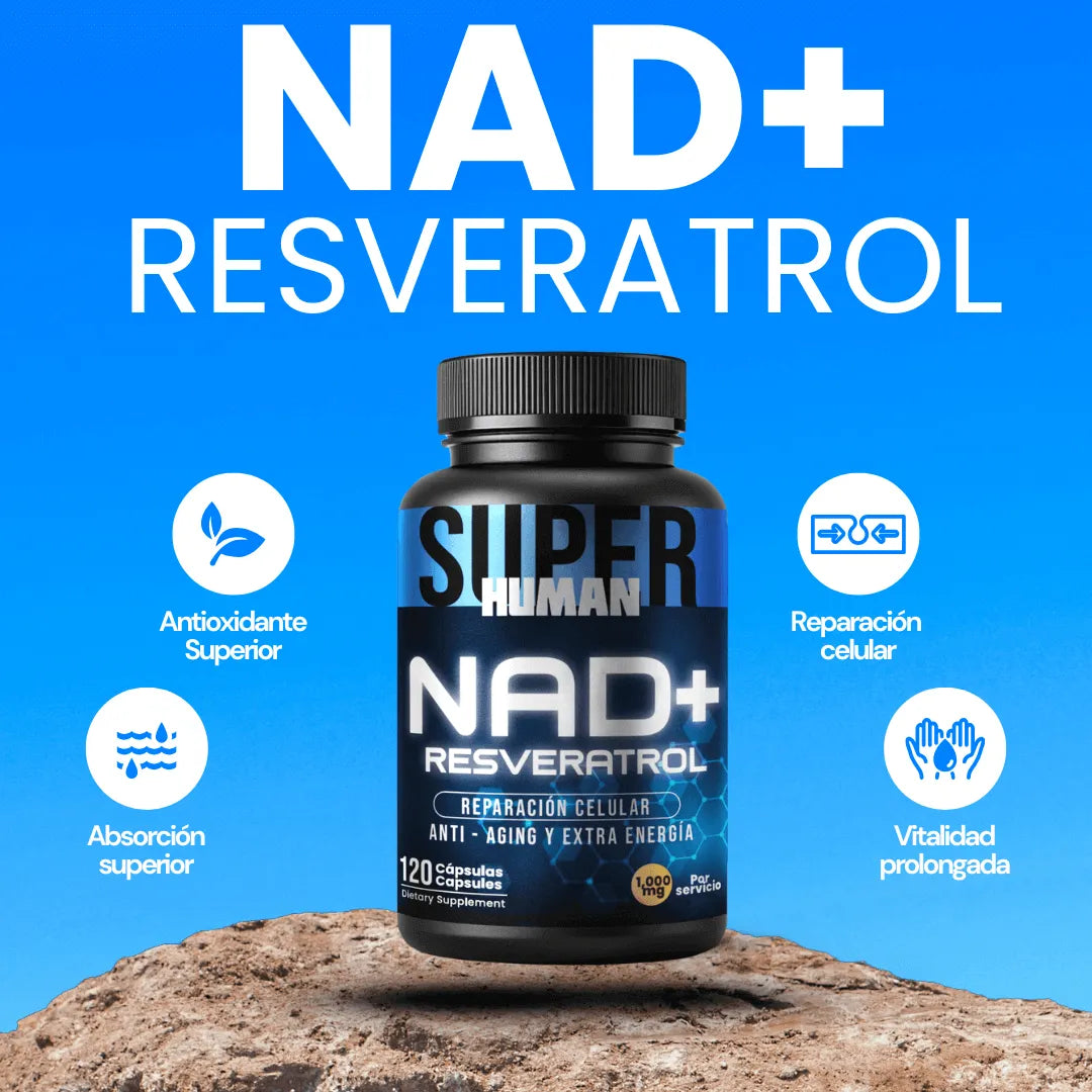 NAD + Resveratrol™ - 120 CAPSULAS