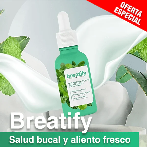PODEROSO TRATAMIENTO NATURAL FRESH™ GOTAS CONTRA EL MAL ALIENTO