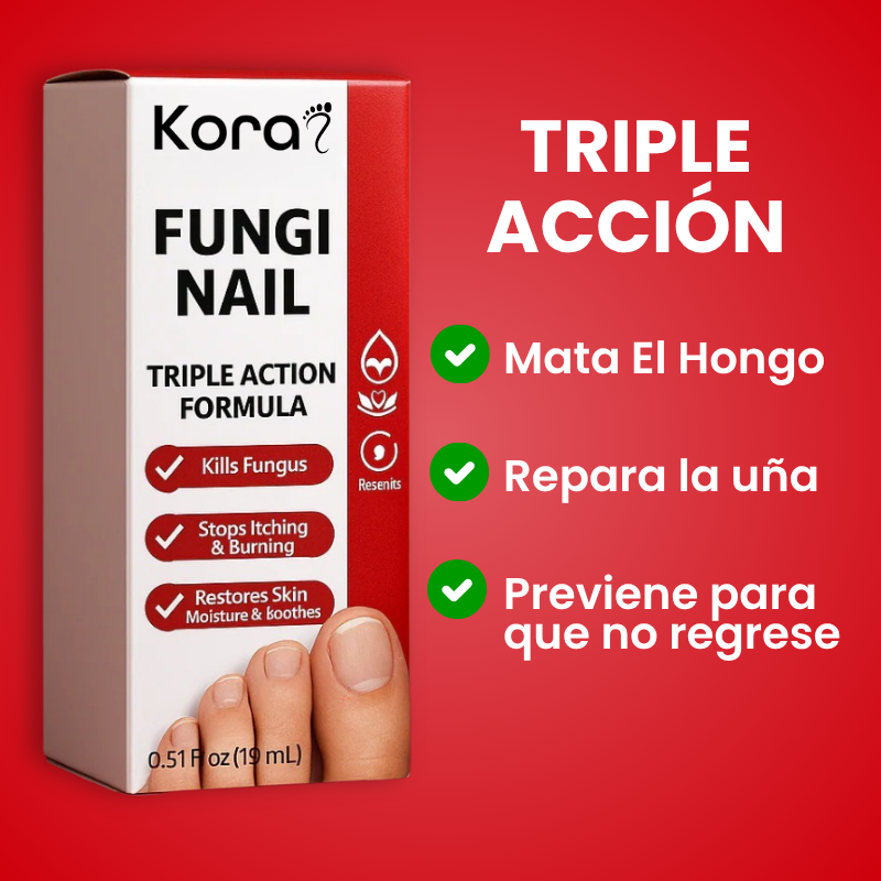 Kora® - Tratamiento Antihongos Triple Acción / terbinafina 8%