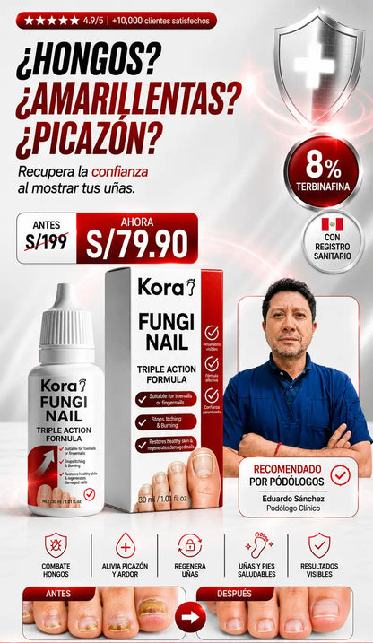 Kora™ - Combo Tratamiento Antihongos / terbinafina 8%