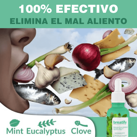 PODEROSO TRATAMIENTO NATURAL FRESH™ GOTAS CONTRA EL MAL ALIENTO