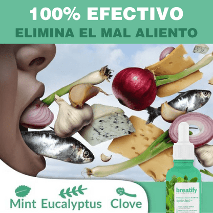 PODEROSO TRATAMIENTO NATURAL FRESH™ GOTAS CONTRA EL MAL ALIENTO