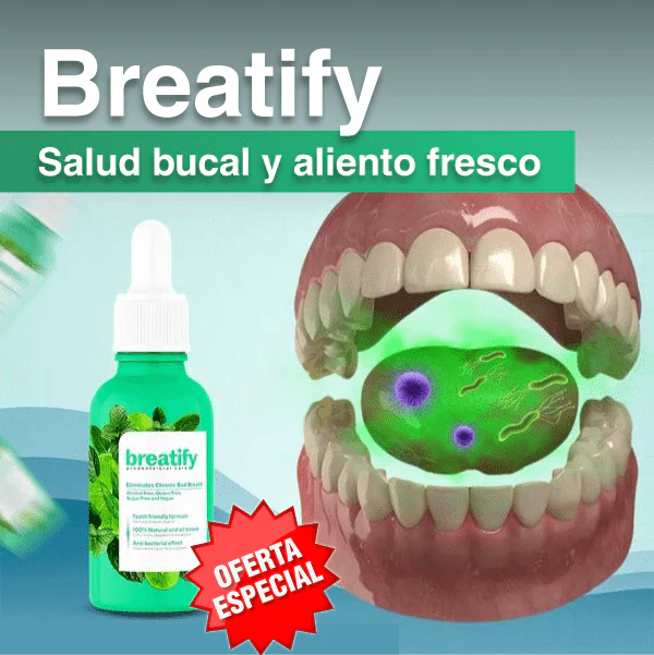 PODEROSO TRATAMIENTO NATURAL FRESH™ GOTAS CONTRA EL MAL ALIENTO