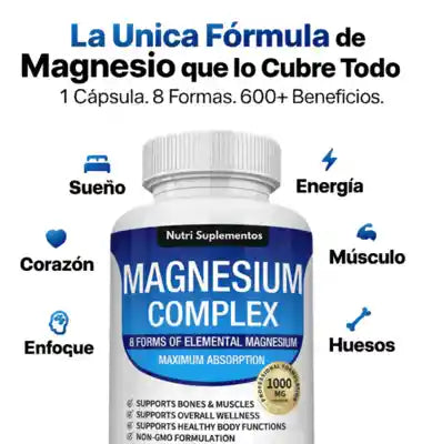 Magnesio Complex© - Complejo de magnesio 8 en 1