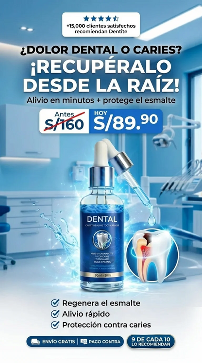 Suero Dental - Elimina Caries y Repara Esmalte